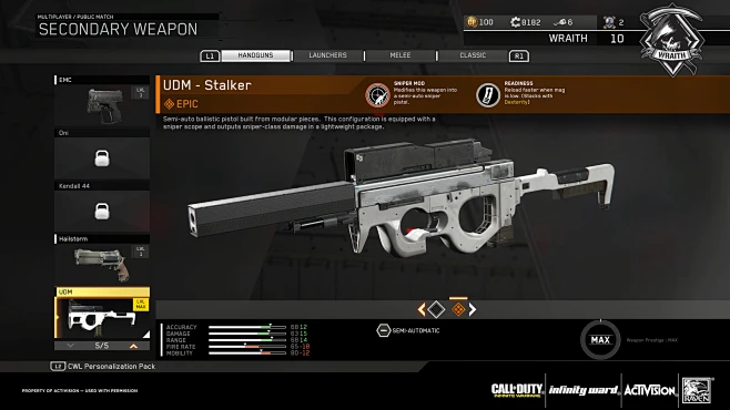 COD : Infinite Warfare - UDM Stalker, Benjamin Turner : Had the ...