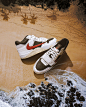 Giant sneaker photo composite. retouching and image manipulation done with photoshop
