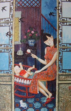温暖系^采集到美人如画