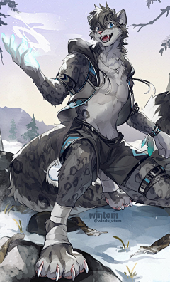 哈Hamo采集到furry立绘