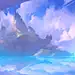 cloud study, Zudarts Lee