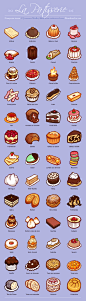 La Patisserie图标集Majnouna设计的Mac + PC