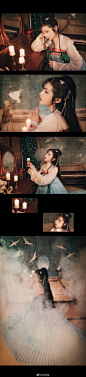 #小蕊子的客片# 
纱窗浅月，粉烟香雾。
细问心期，瑞鹤来归。

      越来越爱上棚拍了，特别是在自己搭的棚子里拍照。这是棚子搭到一半的时候拍的，现在已经全部完工，还加了罗汉床、桃花树还有木架镂空屏风。小姐姐们快来约呀
扇子：@氰茗 
发饰：@当阳光照进猪圈 ...展开全文c