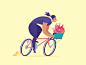 Biker #1,000,000,000 fast character gif 2d animation biking