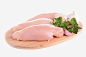 简洁美食几块鸡胸肉放在案板上免_新图网ixintu.com