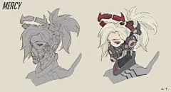 朋克风守望先锋英雄插画辑  by:Ching Yeh ​​​​