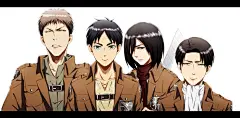 动漫动画男孩动漫女孩新剧没有巨人笠阿克曼二连积Rivaille让Kirschtein - 壁纸（#2838686）/ Wallbase.cc #采集大赛#