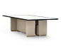 Carrara marble meeting table PANAMERA | Meeting table by Formitalia