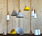 Skrivo Design设计的木质灯具Slope Wooden Lamp