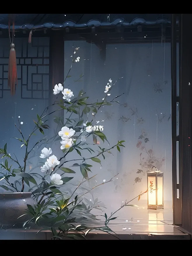 可商素材丨却话巴山夜雨时-花瓣网