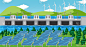 scene with clean energy in field
