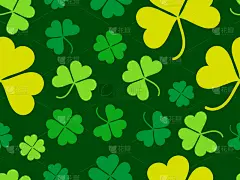 四方连续纹样,四叶苜蓿,证券交易所,华丽的,传统,壁纸,草,植物,问候,花