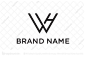 Logoground Logo for sale: Unique Letter Wh Logo Unique and simple letter WH suitable for personal brand or general initials recognition. alphabet lettermark wordmark WH HW W H personal brand fashion initials name Clothing accessories shoes  Financial Spor