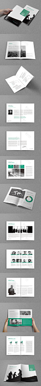 绿色时尚企业画册模板下载_绿色时尚企业画册宣传册模板-棒图网