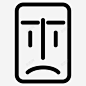 怜悯脸表情图标 icon 标识 标志 UI图标 设计图片 免费下载 页面网页 平面电商 创意素材