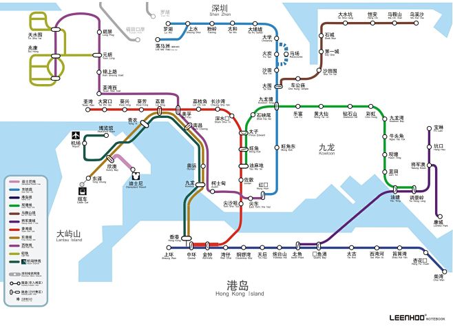 香港地铁图