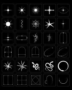 各种形状icon小图标png-花瓣网|陪你做生活的设计师 | ack-7