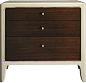 Baker Furniture : Soft Corner Bedside Chest by Barbara Barry modern dressers chests and bedroom armoires