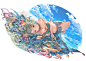 Summer De La Fille Illustration - Granblue Fantasy Art Gallery