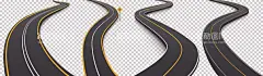 公路矢量  - 源文件下载【酷图网】矢量,公路,路,道路,矢量道路,ai,eps