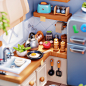 Stylized Kitchen