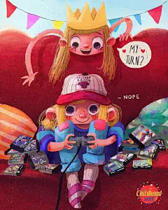 成体系！PS儿童手绘插画全套视频教程，含笔刷、配套素材、作品欣赏丨052