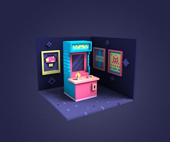 Voxels 2 on Behance