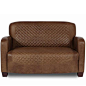 Barnham Brown Cerato Leather Sofa