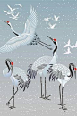 Above and below - all the crane motifs in the Japanese Cranes Stencil Theme Pack. To purchase separately see the Large Flying Cranes, the Large Standing ...