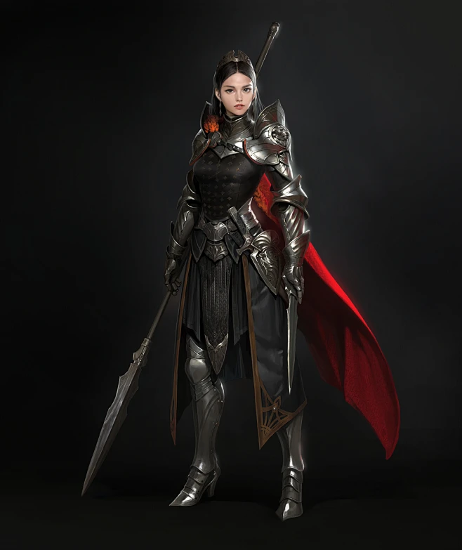 Knight princess-花瓣网