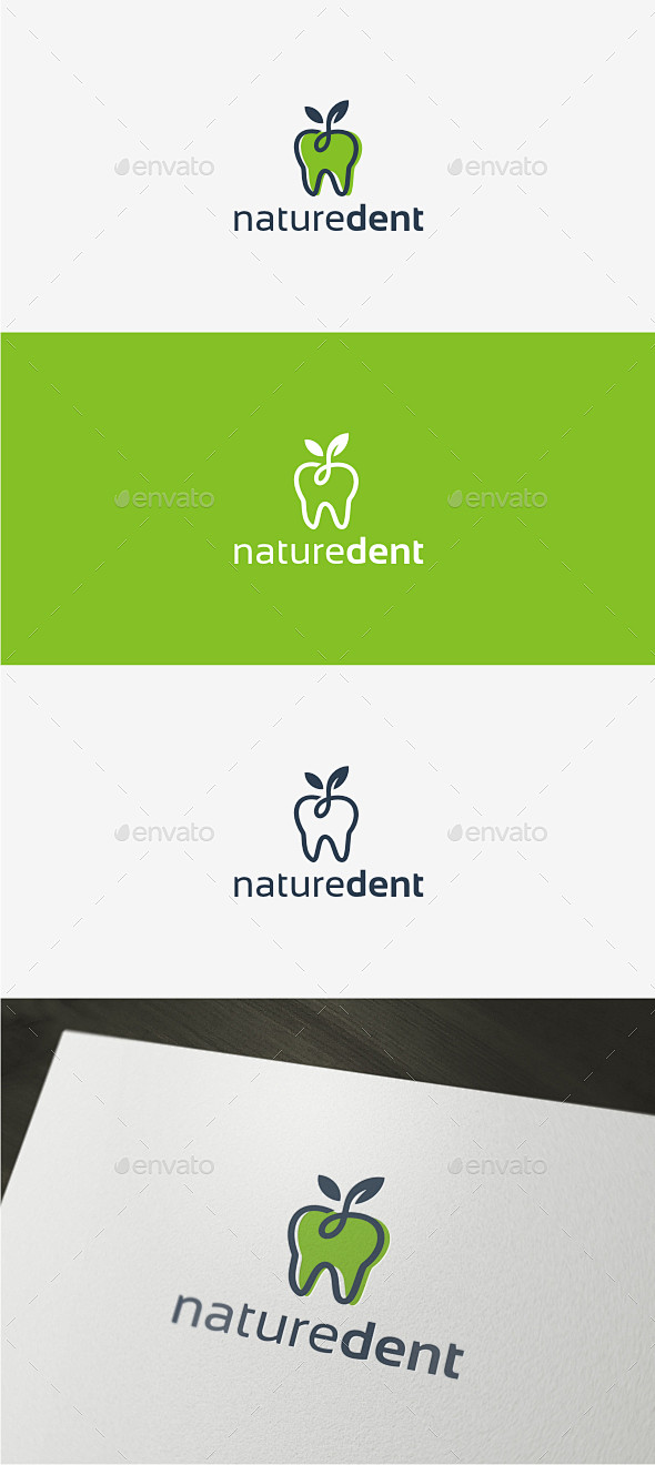 Nature Dental Logo Template Nature Logo TemplatesNature Dental