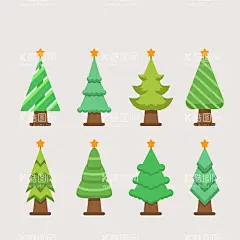 圣诞树树木节日  - 源文件下载【酷图网】圣诞树,植物,树木,圣诞节,贺卡装饰,节日,圣诞元素