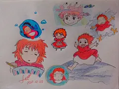 * 有灿烂笑容的红发女孩，波妞~~相遇是美好 *_宫崎骏吧_百度贴吧