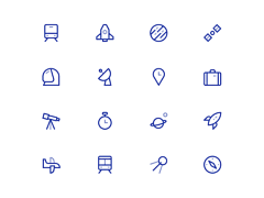 Summer看看世界采集到ICON_线性图标