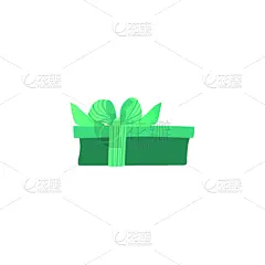 贺卡,蝴蝶结,盒子,礼物,绿色,缎带,自然美,巨大的,华丽的,周年纪念
