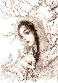 com古戈力的照片 - 微相册yaycymrc采集到朱颜采集古风手绘插画