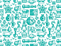 DESIGN TRENDS — ICON PATTERN – Muzli -Design Inspiration : via Muzli