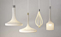 【Loop lamps编织灯】这款名为 Loop lamps 的系列编织灯具由 mottoform 工作室设计，是一个将传统手工艺与技术结合的作创意作品。吊灯由内部的塑料组件和手工编织的纸绳灯罩组成，均在芬兰本土进行制作，既实现了工艺雕塑感，又兼具实用功能性和节能性。