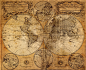 美式欧式装饰画世界复古仿古地图羊皮卷帆船航海图沙发背景墙挂画-淘宝网