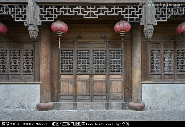 中式古建筑门窗-花瓣网