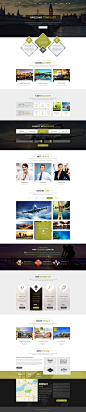 Stillidea - Travel, Clean PSD Template