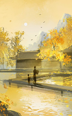 平静的呢喃采集到插画