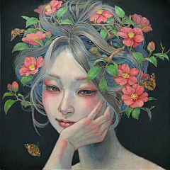 鱼子_YUZI采集到【插画】平野実穂Miho Hirano（日）