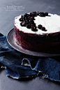 Black Tea Cake with Blackberry Curd and Honey Whipped Cream