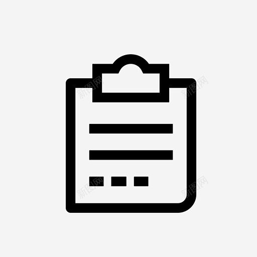 剪贴板文档信件图标 免费下载 页面网页 ...