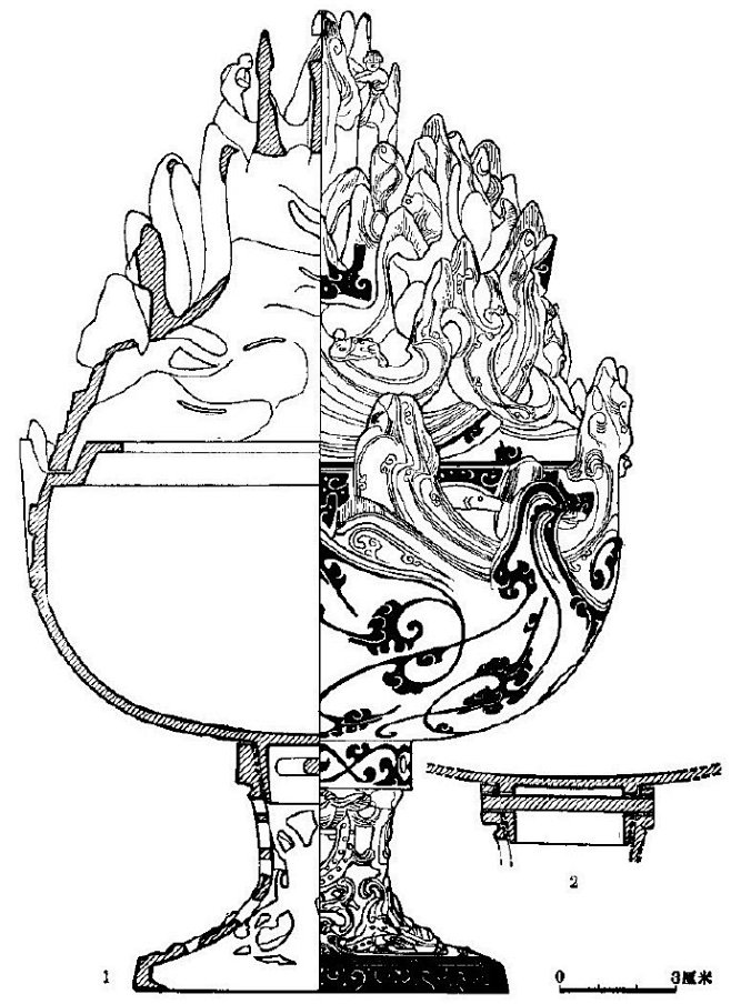 西汉错金博山炉满城汉墓一号墓出土河北博物院