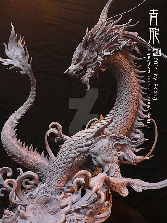 Azure Dragon by pkking1288.deviantart.com on @DeviantArt