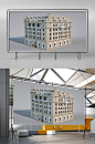 C4D房子建筑模型