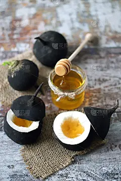 黑萝卜加蜂蜜。