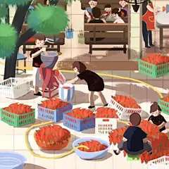 85后美女画师手绘生活日常，第几张有你的影子？
